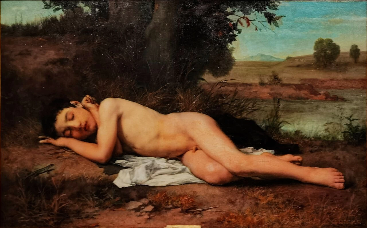 Giovane bagnante addormentato - Museo Unterlinden